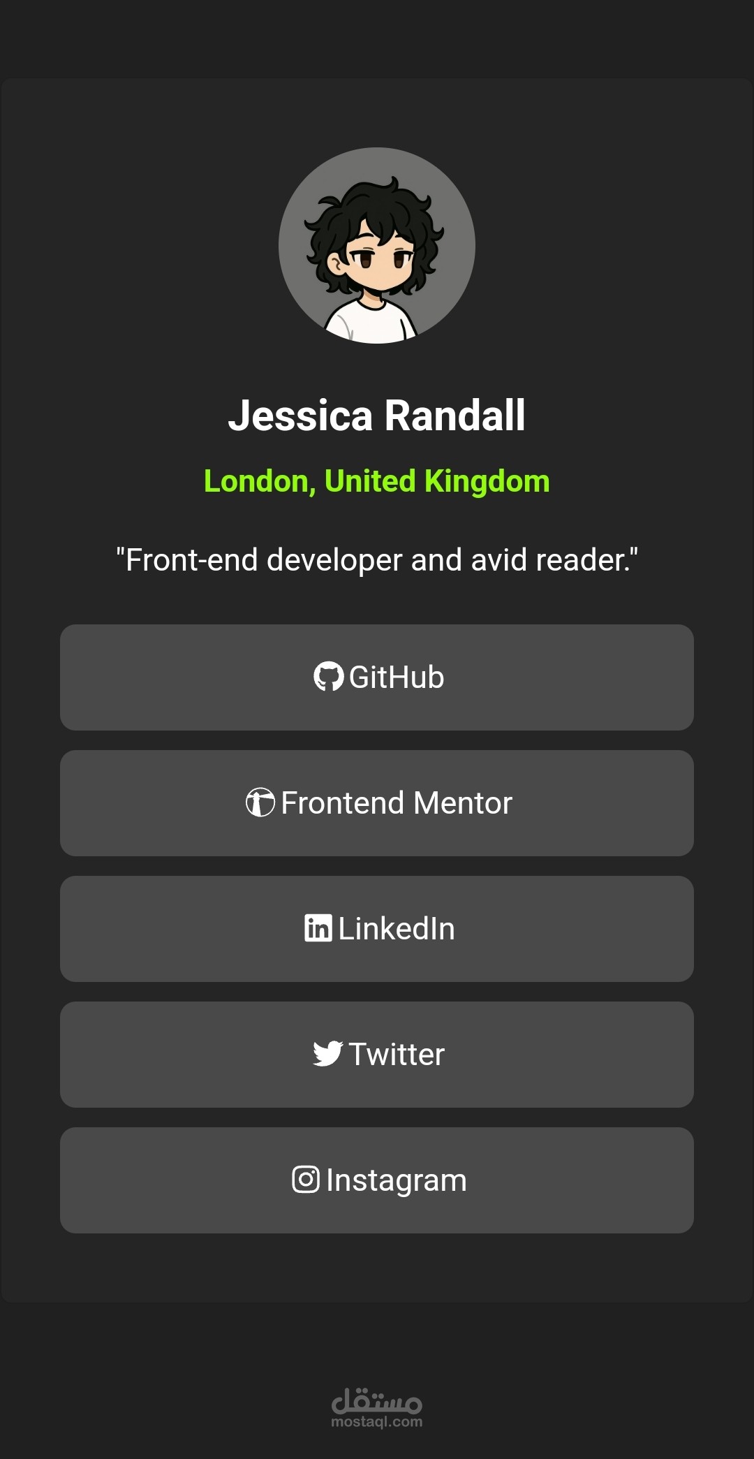 “Front-end Developer Personal Portfolio”