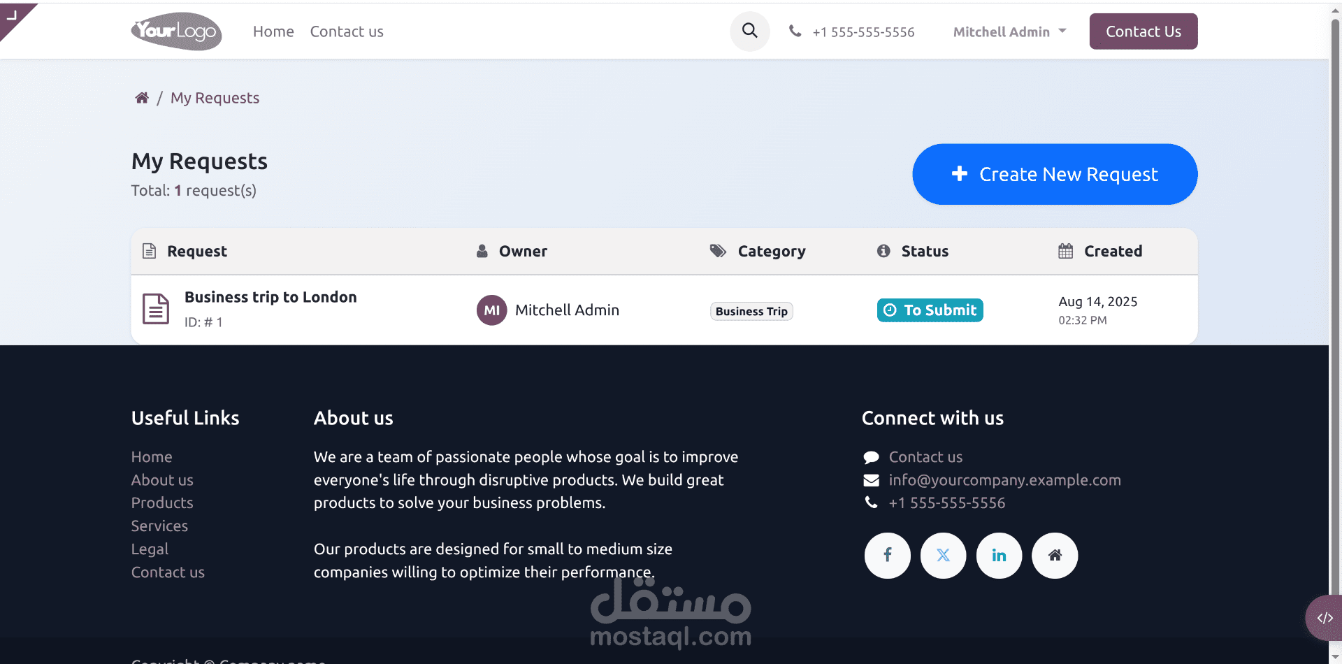 odoo portal