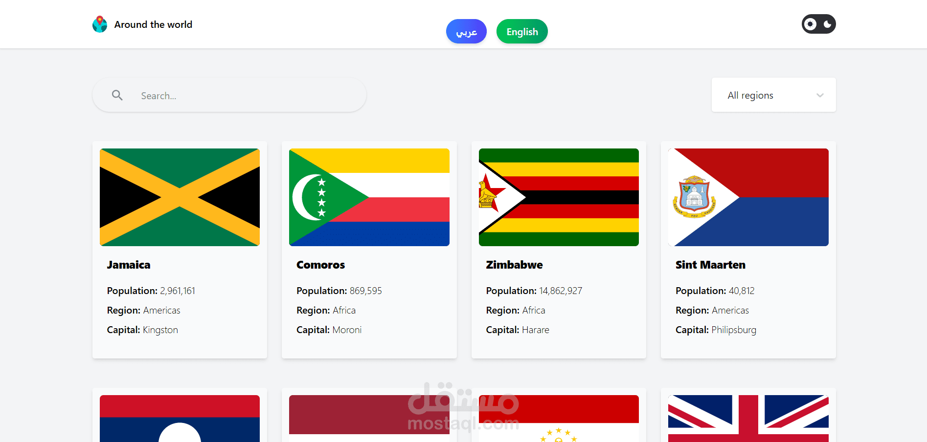 Countries of the world