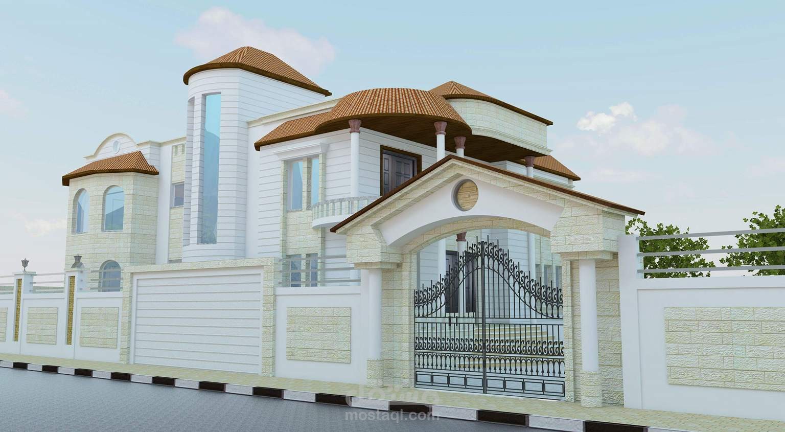 تصميم خارجي (بيت سكني)
