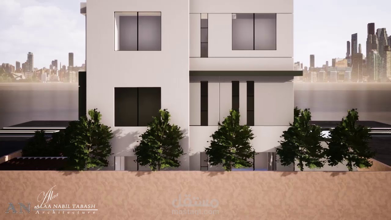 تصميم فيديو 3d  لواجهات لاي مبنى