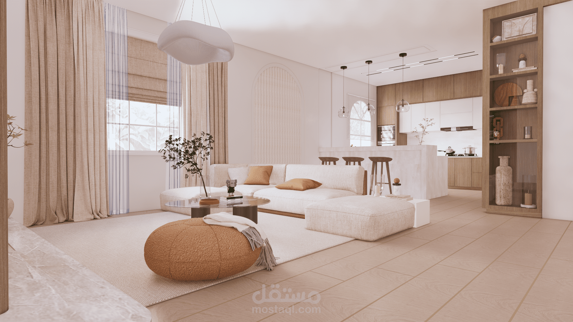 تصميم داخلي لشقة