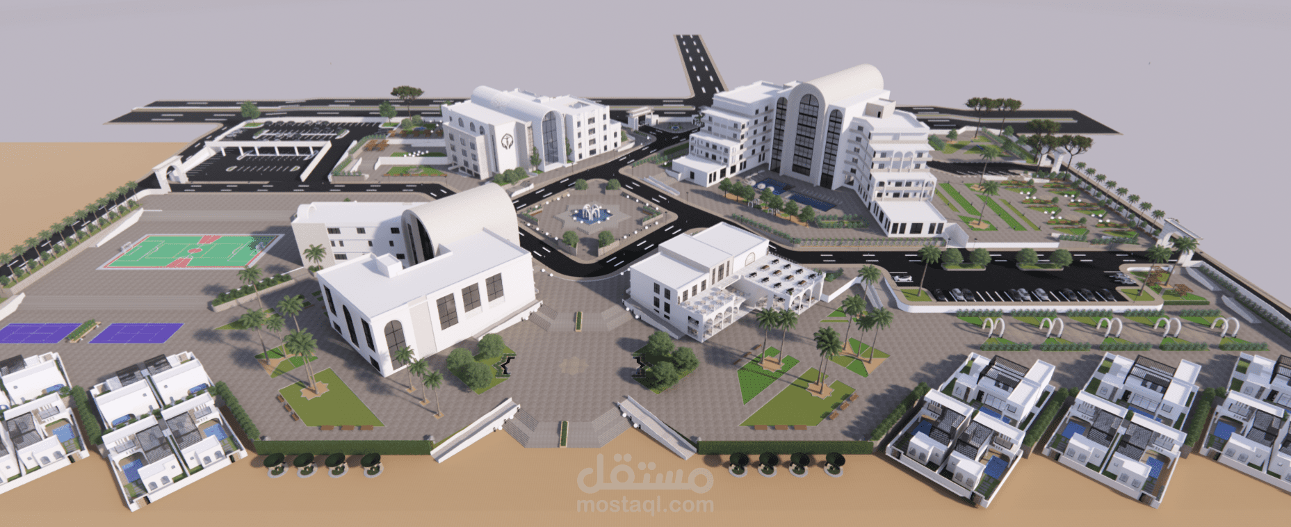 مشروع منتجع سياحي علاجي