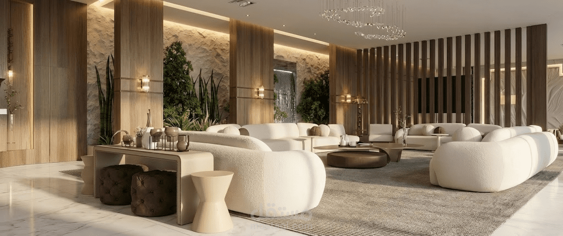 تصميم داخلي لديوانية و صالة - الكويت