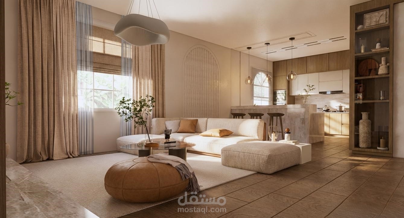 تصميم داخلي لشقة