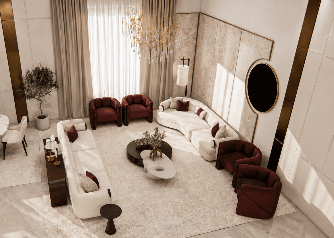 تصميم صالات استقبال
