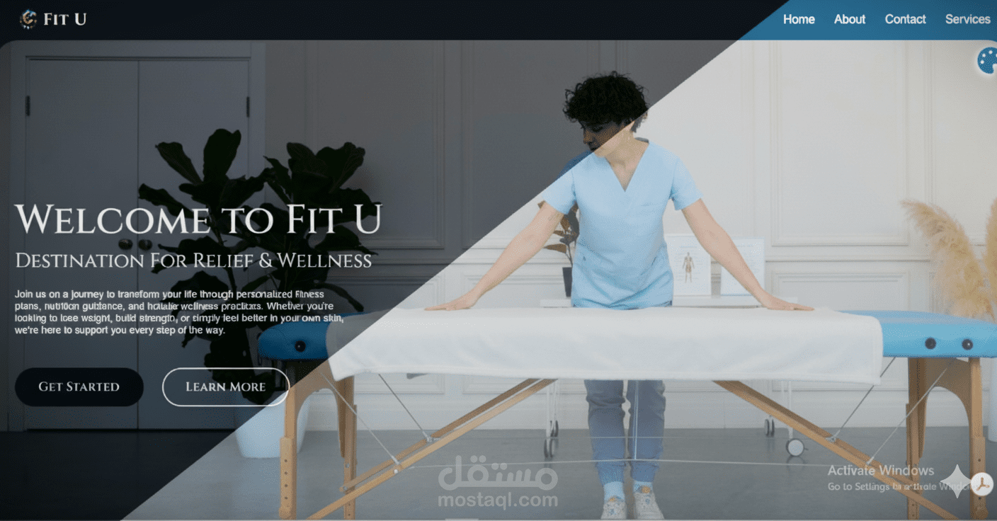 موقع علاج طبيعي تفاعلي مع حاسبة مؤشر كتلة الجسم