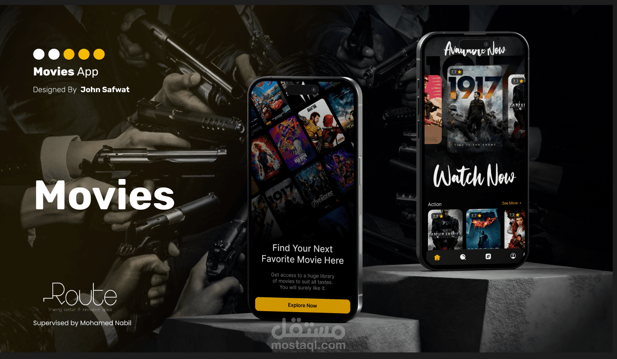تطبيق Movie App احترافي بنظام Clean Architecture و Bloc