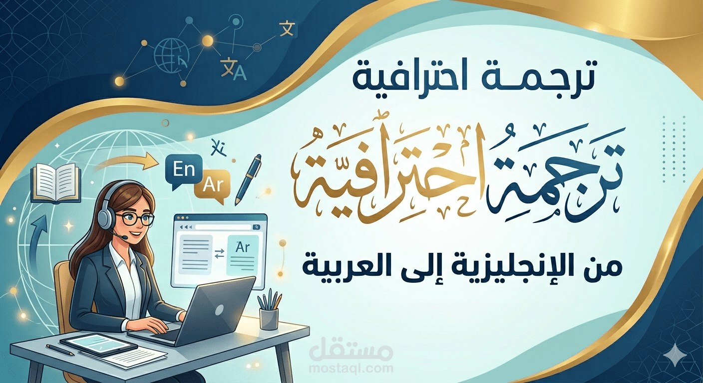 ترجمة نص من الإنجليزية إلى العربية باحترافية