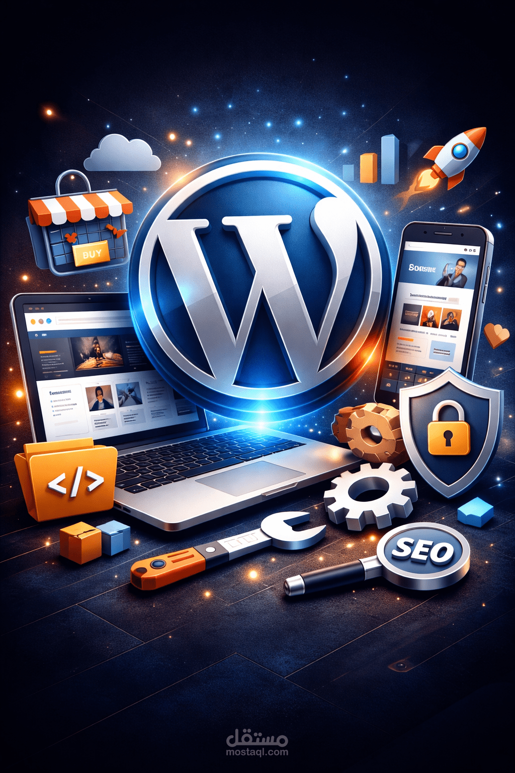 تصميم مواقع WordPress متكاملة للشركات والأعمال