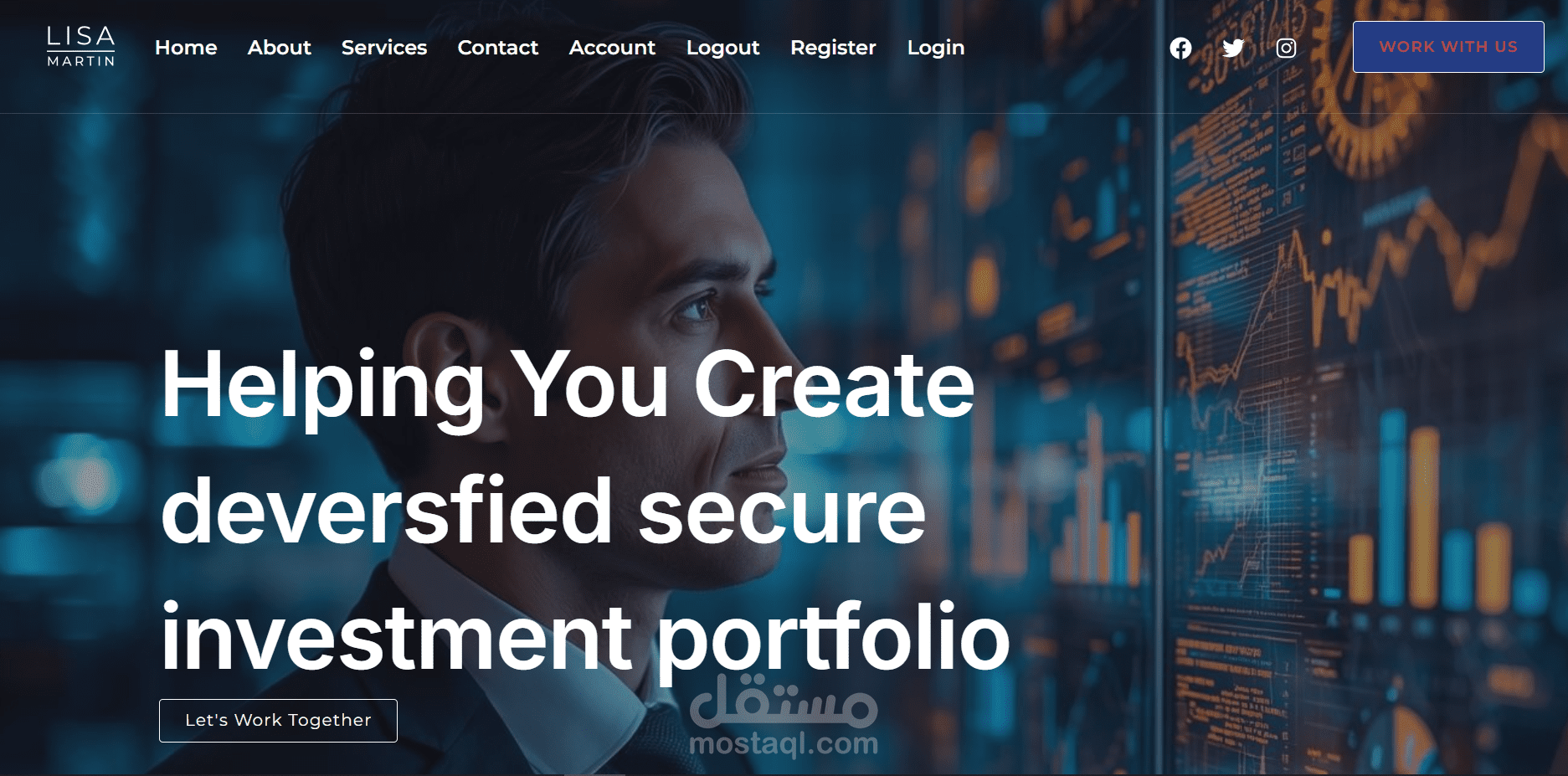 إنشاء موقع WordPress احترافي   للشركات