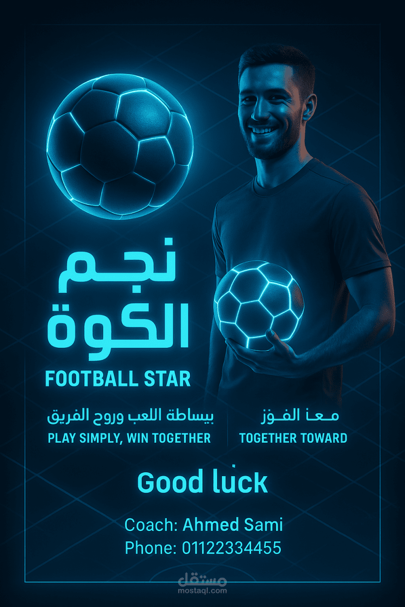 تصميم نادي نجوم الكوره