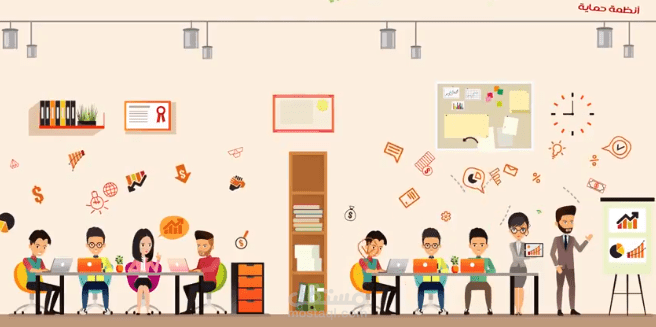 انفو جرافيك لشركة أنتر نيت