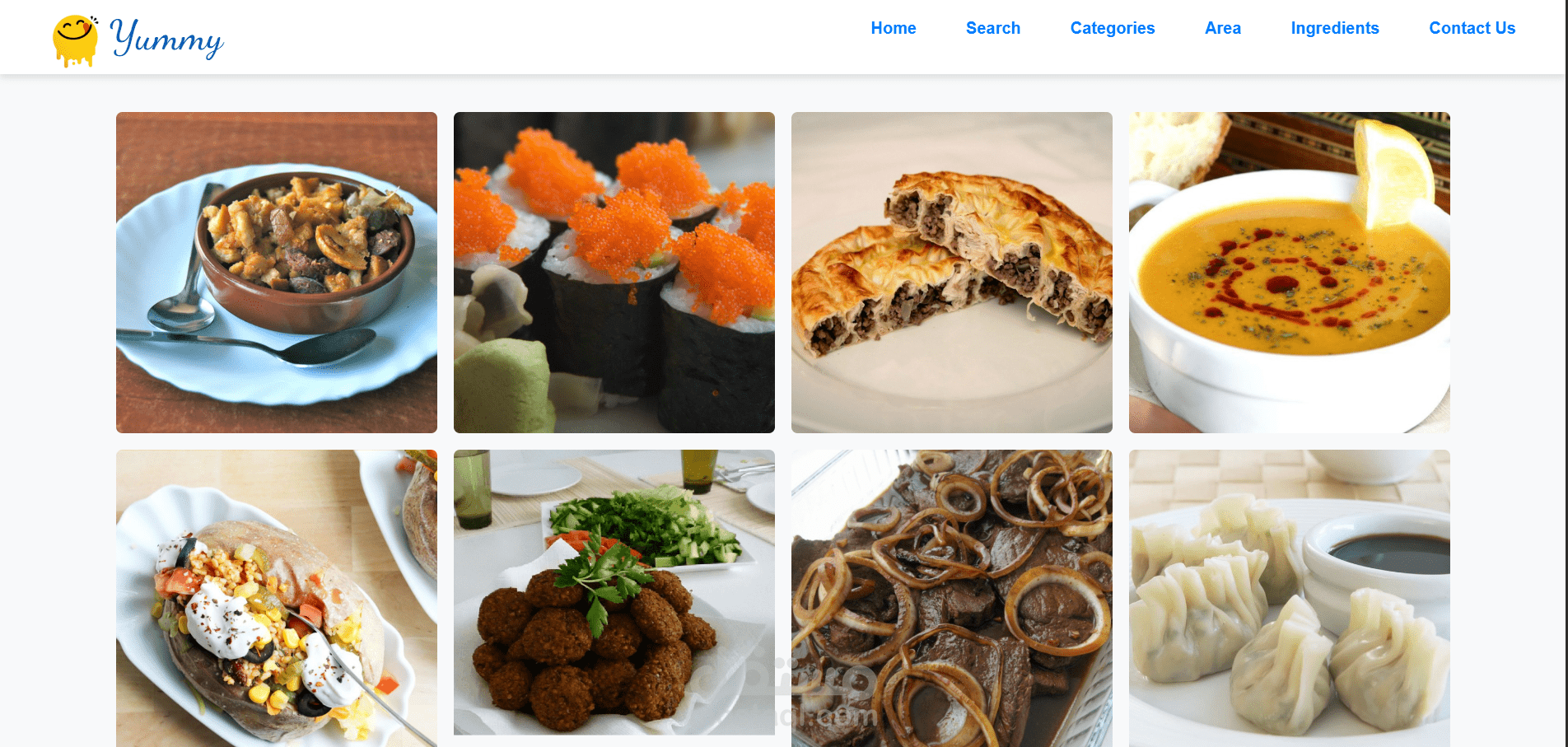 Yummy – Recipes Explorer