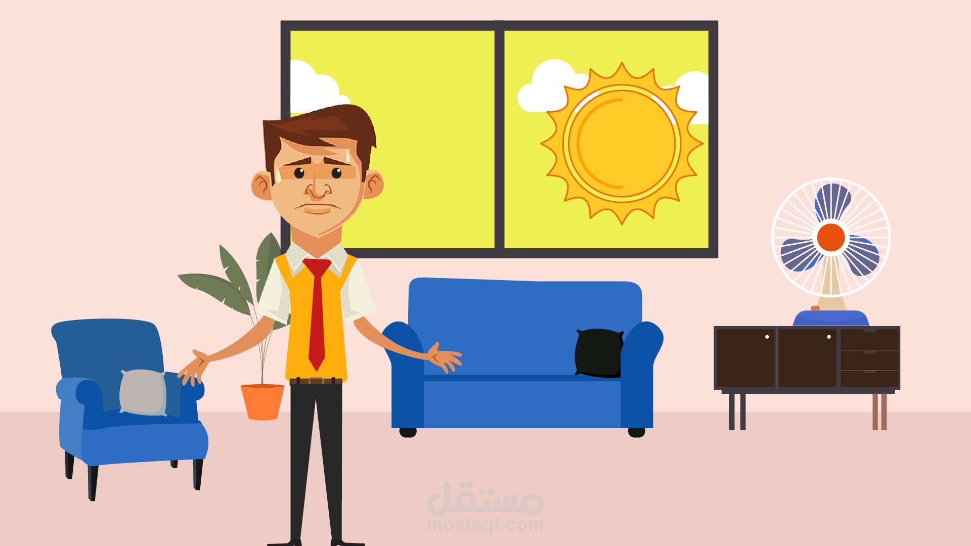 موشن تكييف وايت بوينت شركة الشريف motion graphic Air conditioner aftereffects