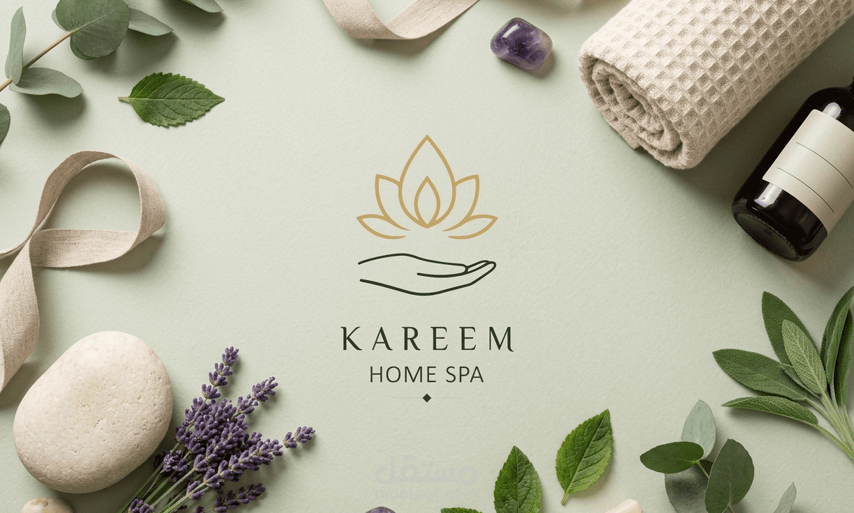 Luxury Home Spa Brand Identity Design | Kareem Home Spa