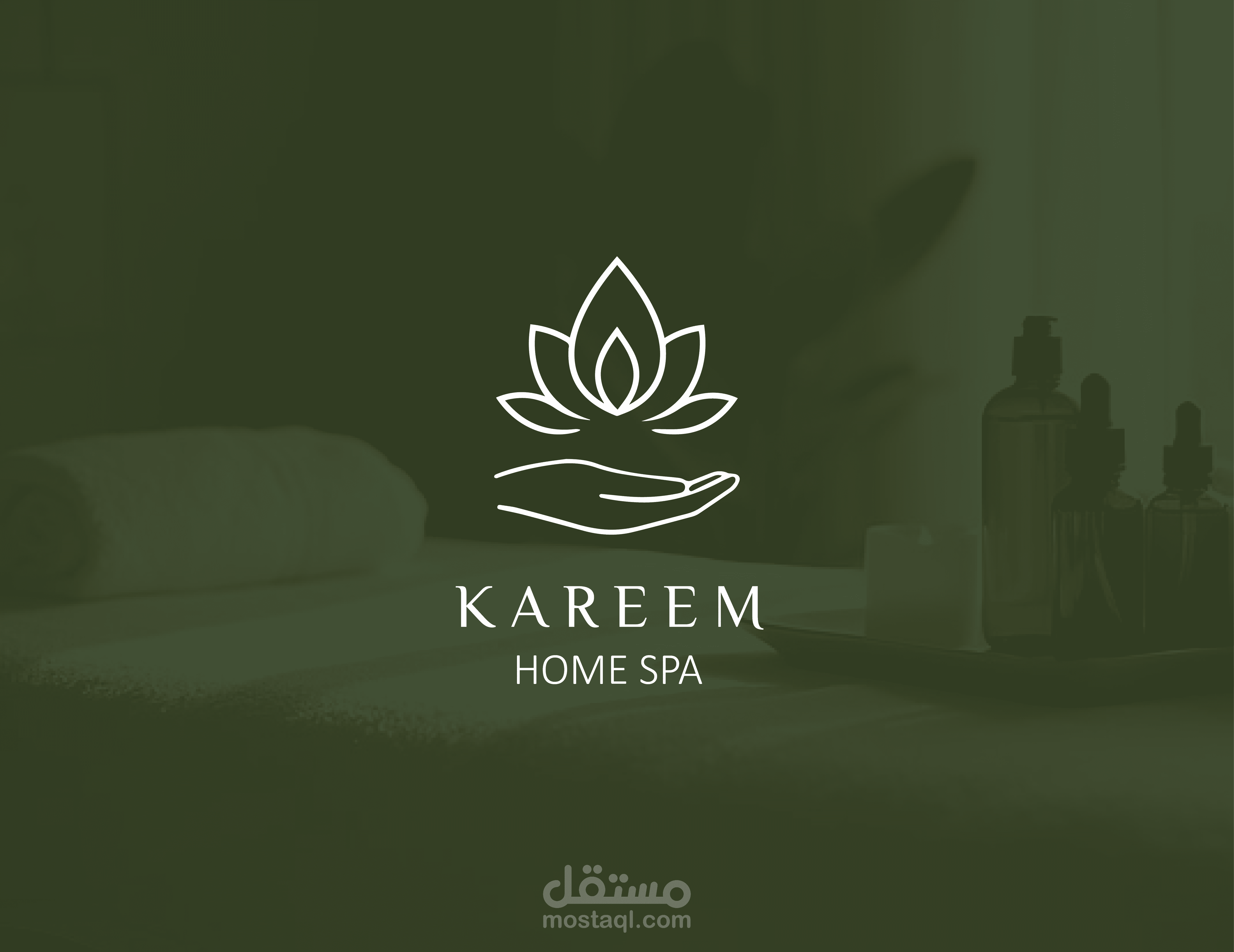 Luxury Home Spa Brand Identity Design | Kareem Home Spa