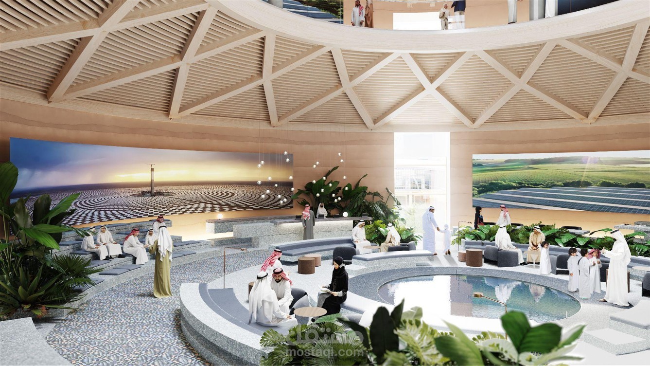 تصميم قاعة متعددة الإستخدامات لشركة عالمية تقع في مدينة الرياض