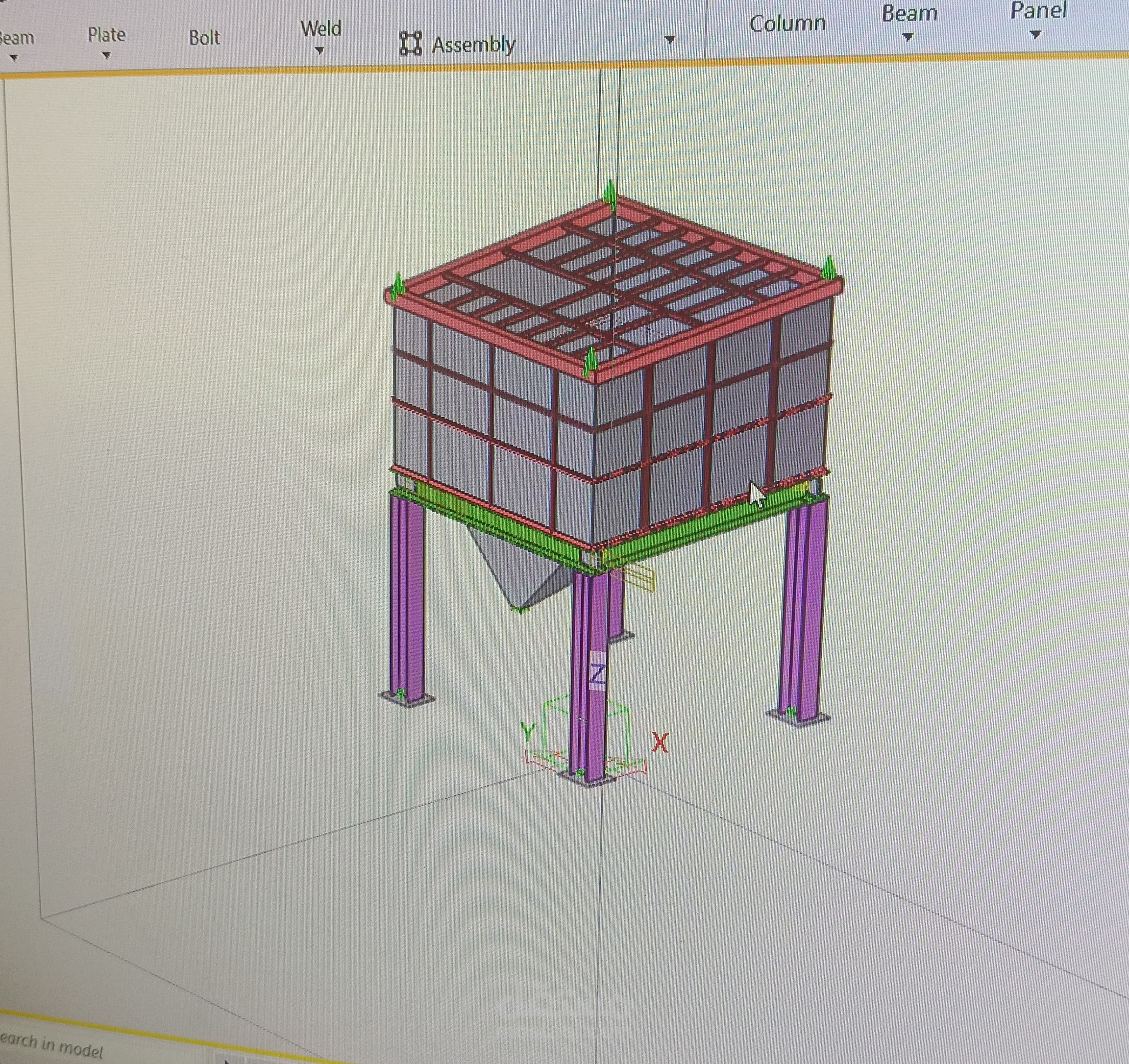 Silo Steelمشروع هندسي