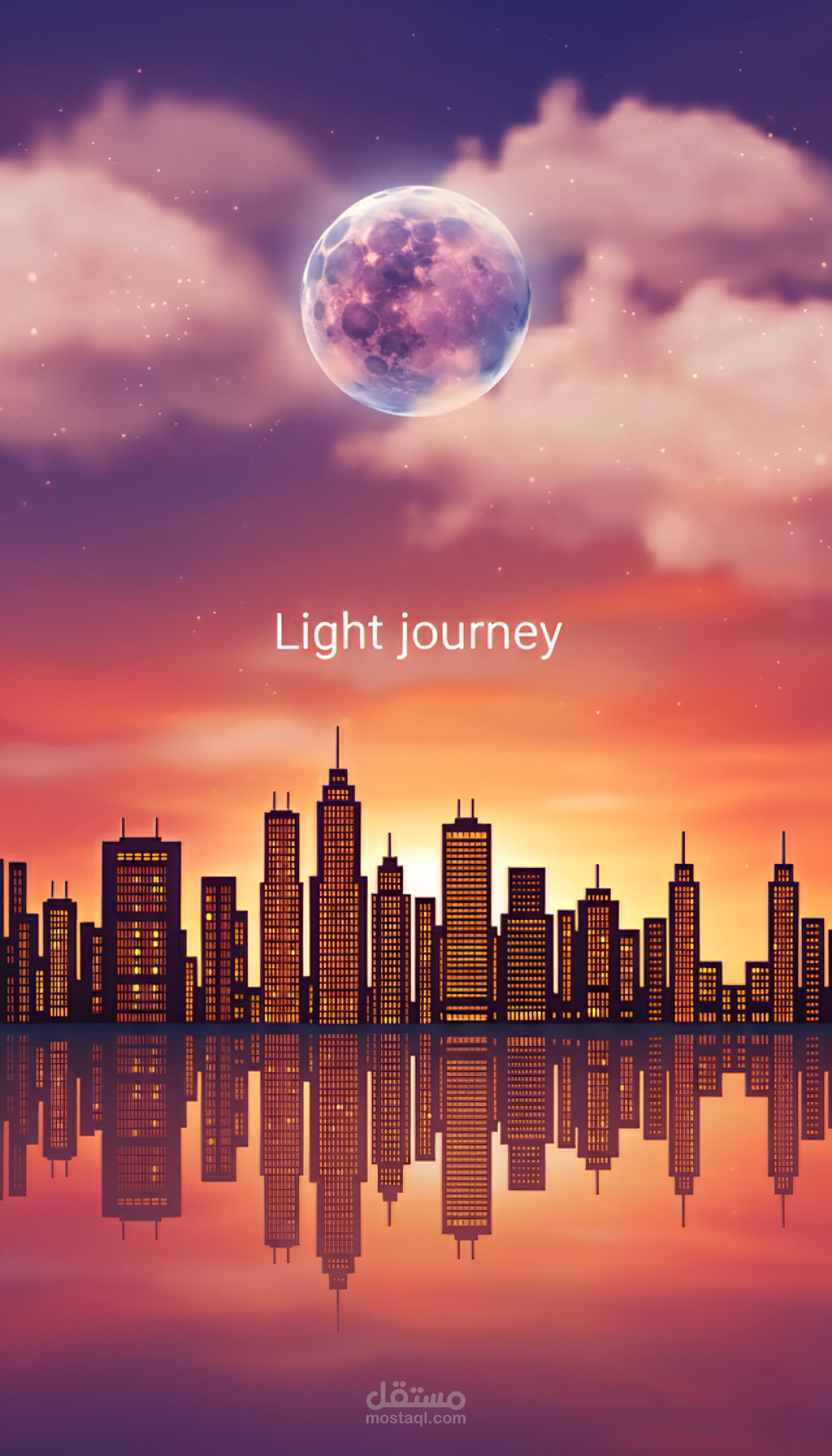 [Motion graphics created in After Effects: [Light Journey