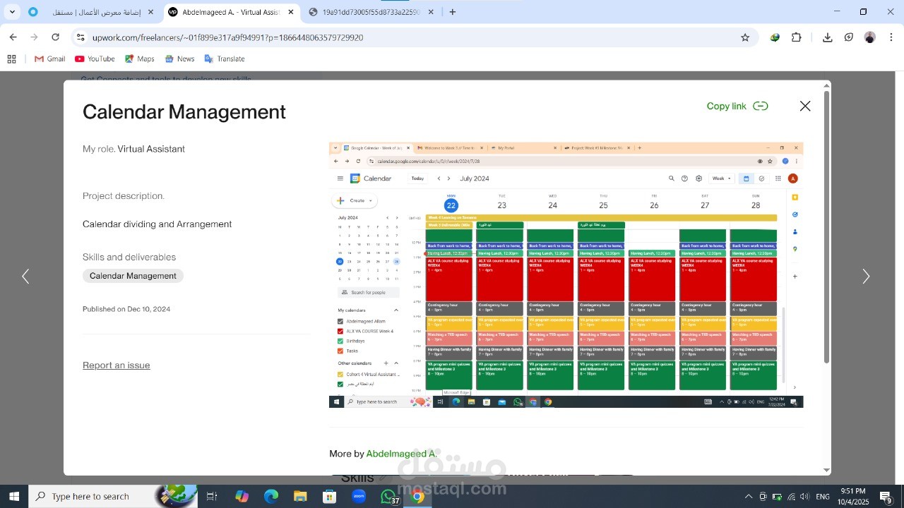 Google Calendar Management