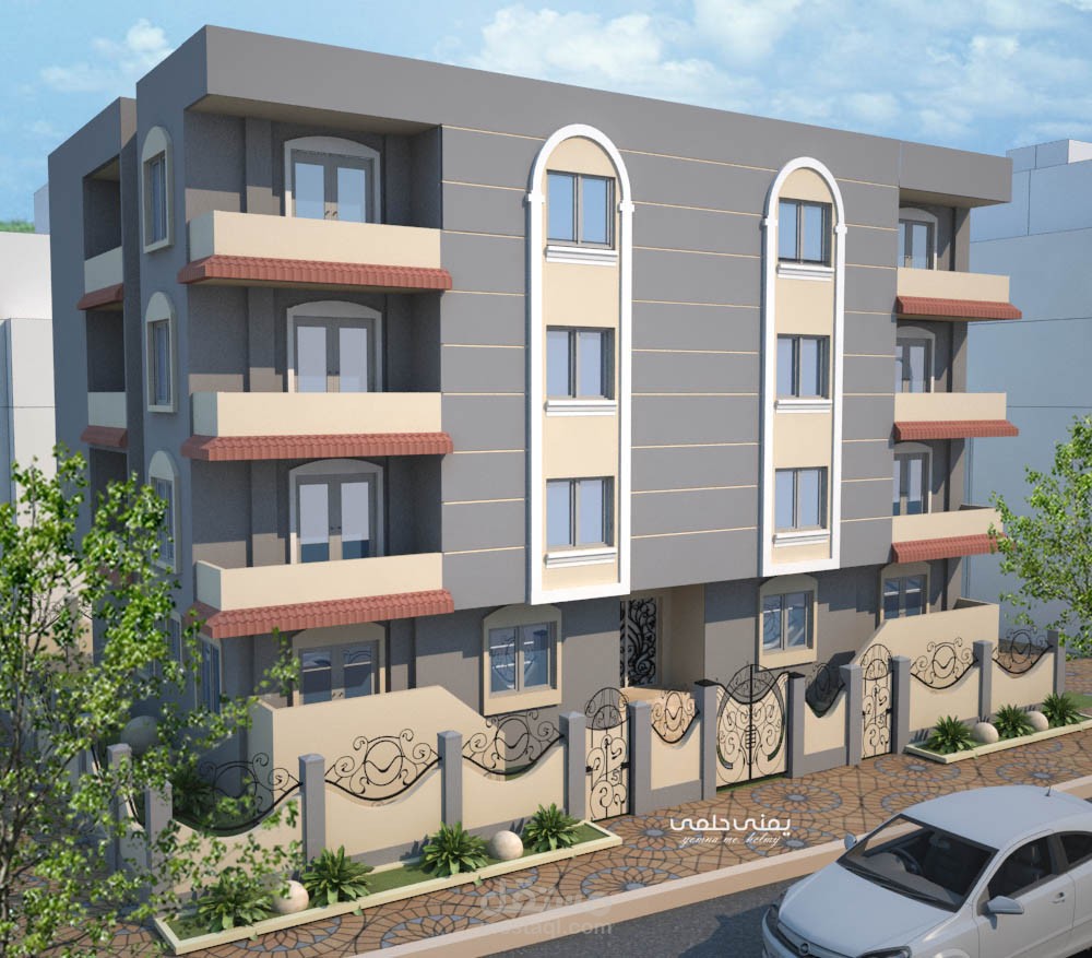 تصميم واجهات سكنية 3D