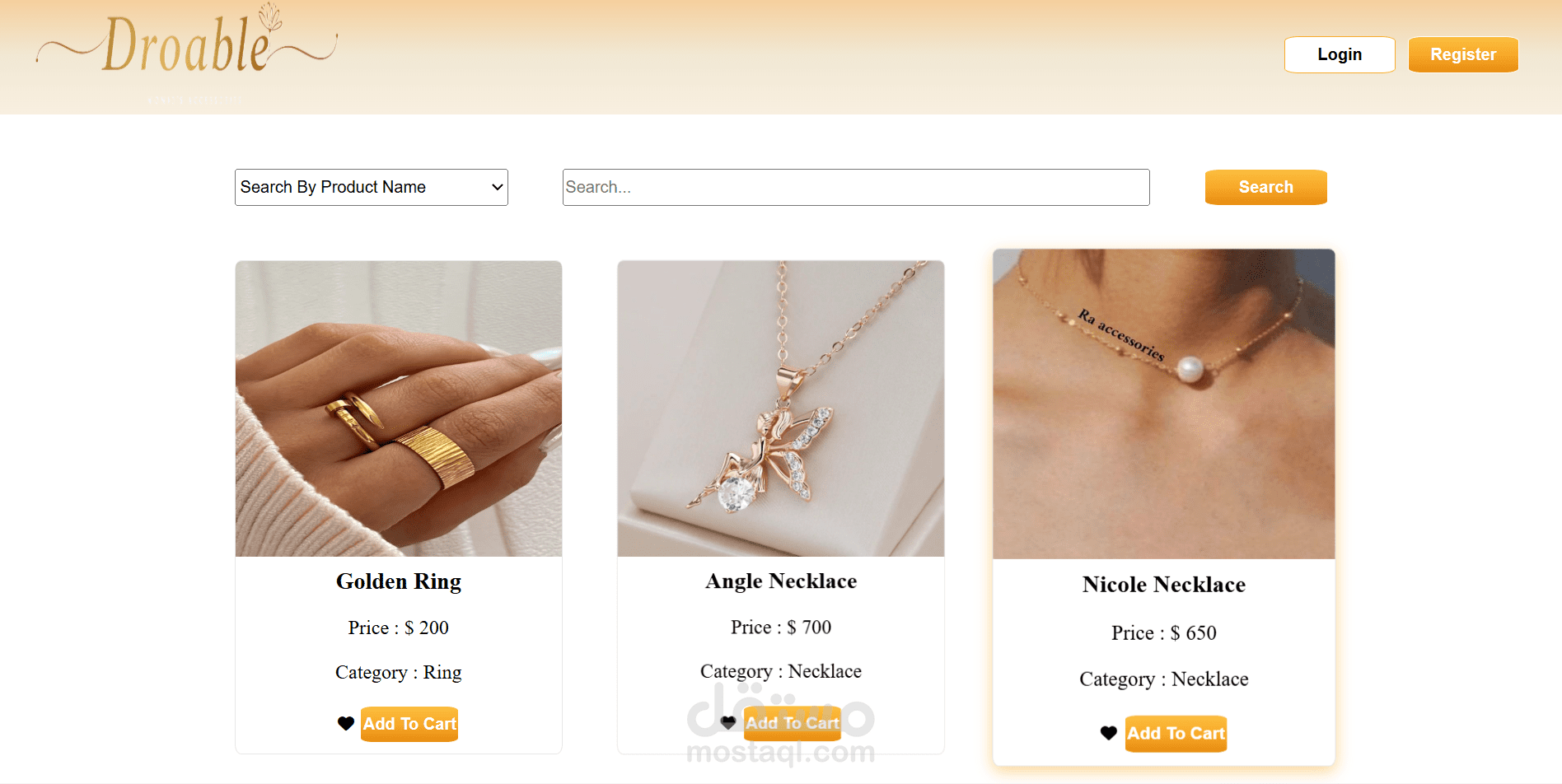 Online Store for Fashion Accessories