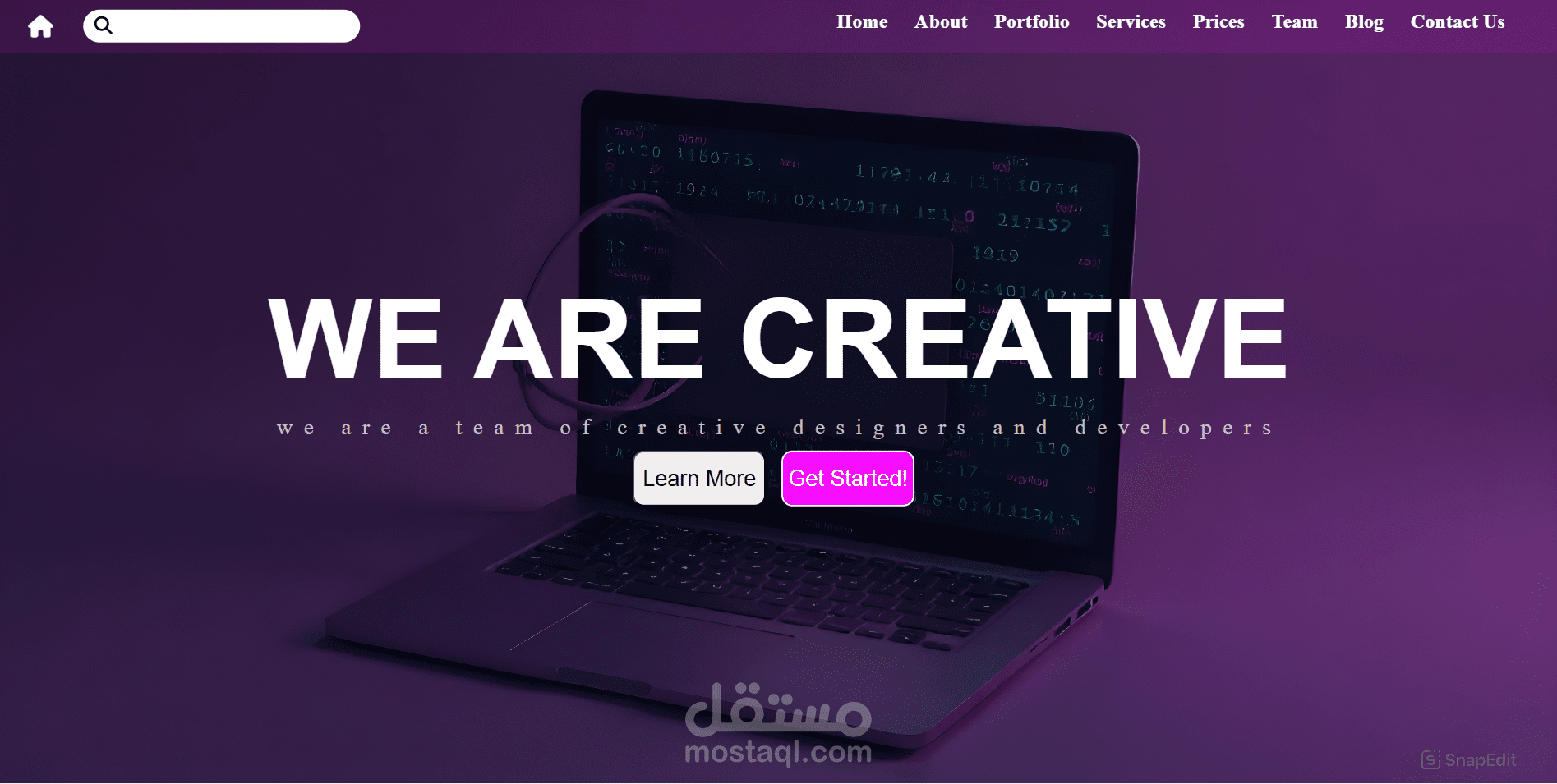Product Presentation Website for POS Software