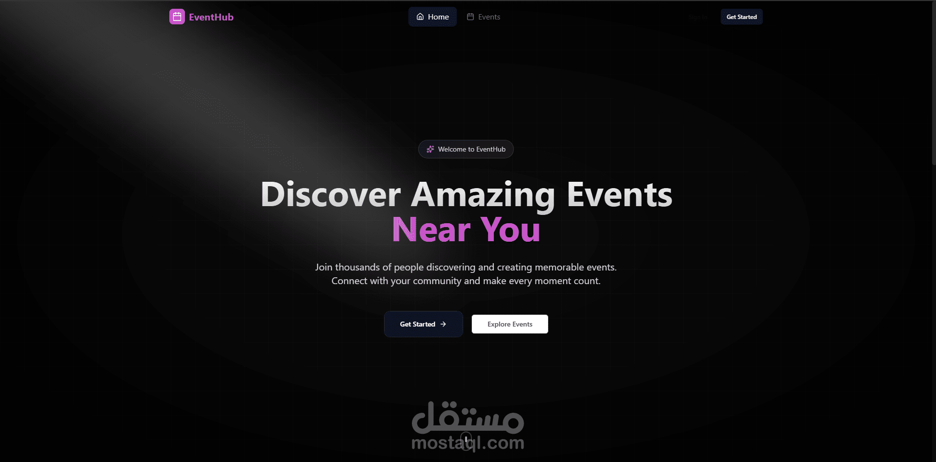 EventHub — منصة ذكية لإدارة وتنظيم الفعاليات