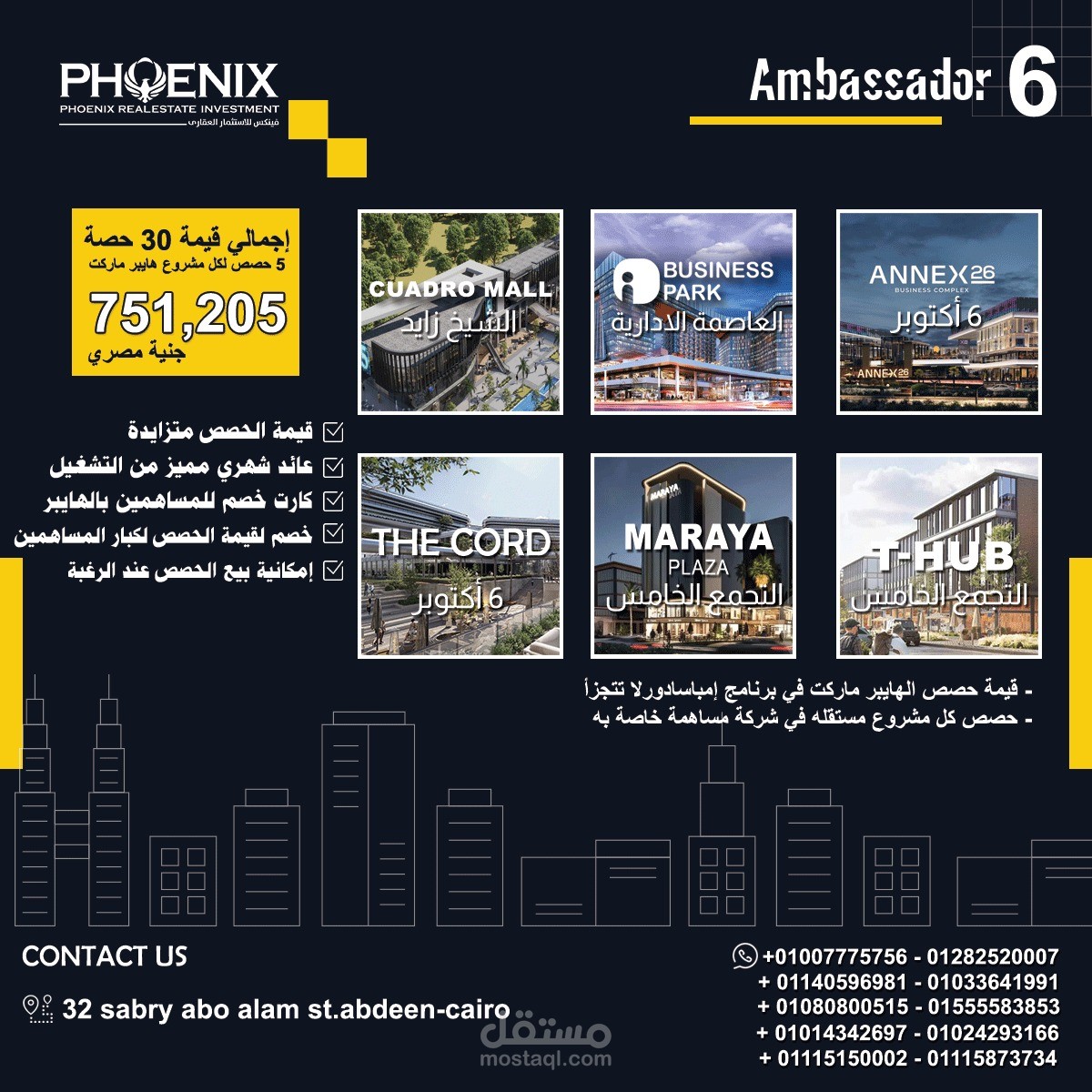 مدير مشروعات استثماريه