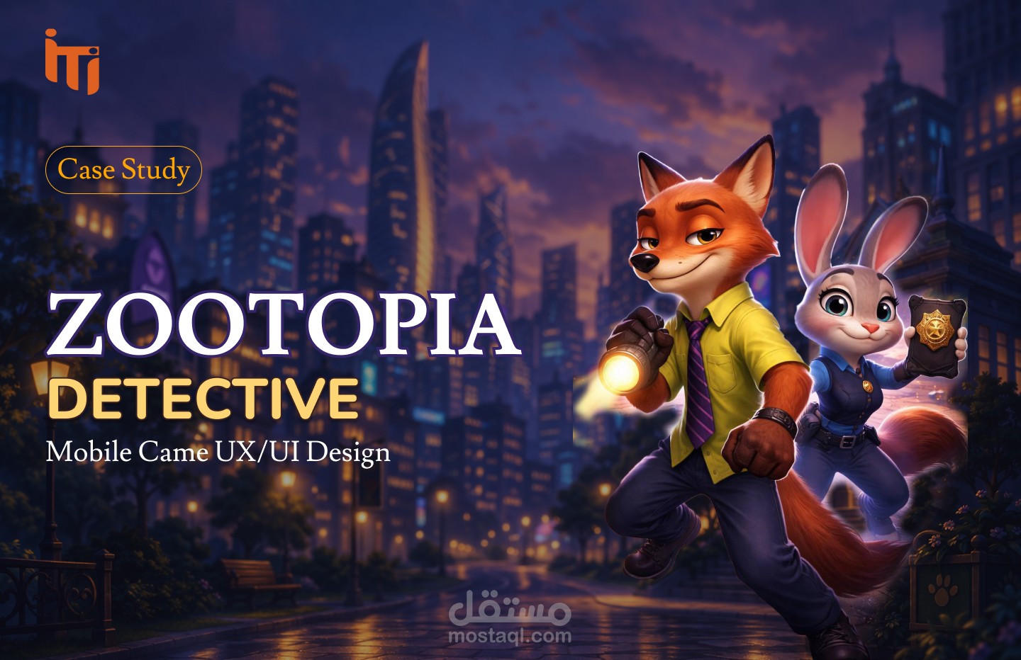 تصميم واجهات لعبة تحقيق تفاعلية للموبايل (Game UI/UX)