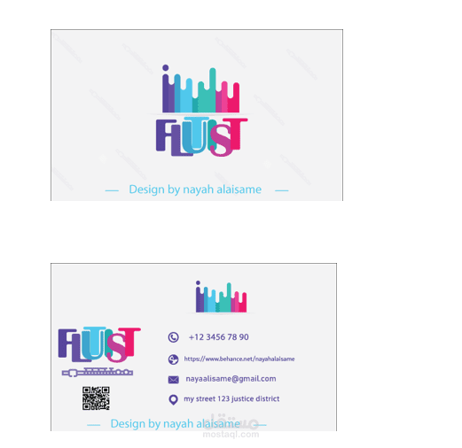 FLUST – Modern Business Card Design