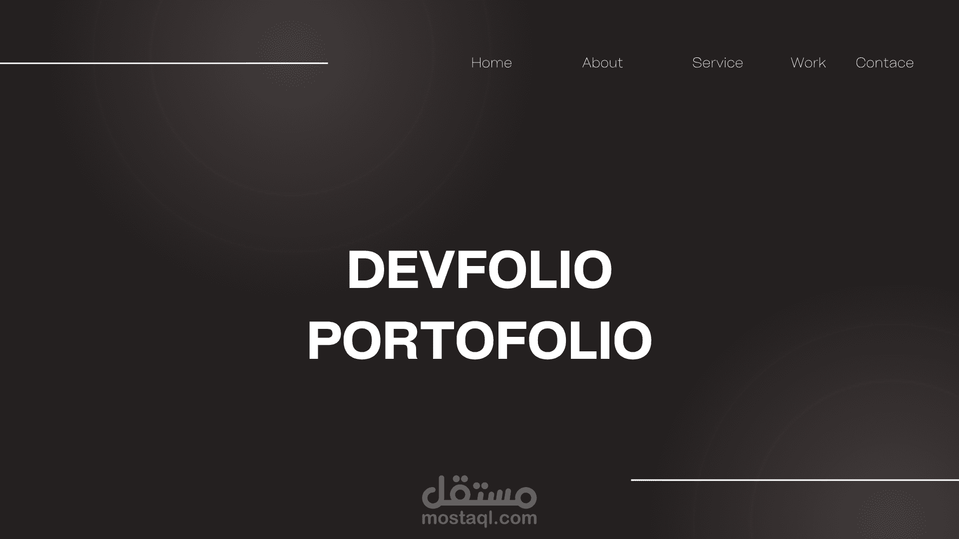 DevFolio-Portfolio