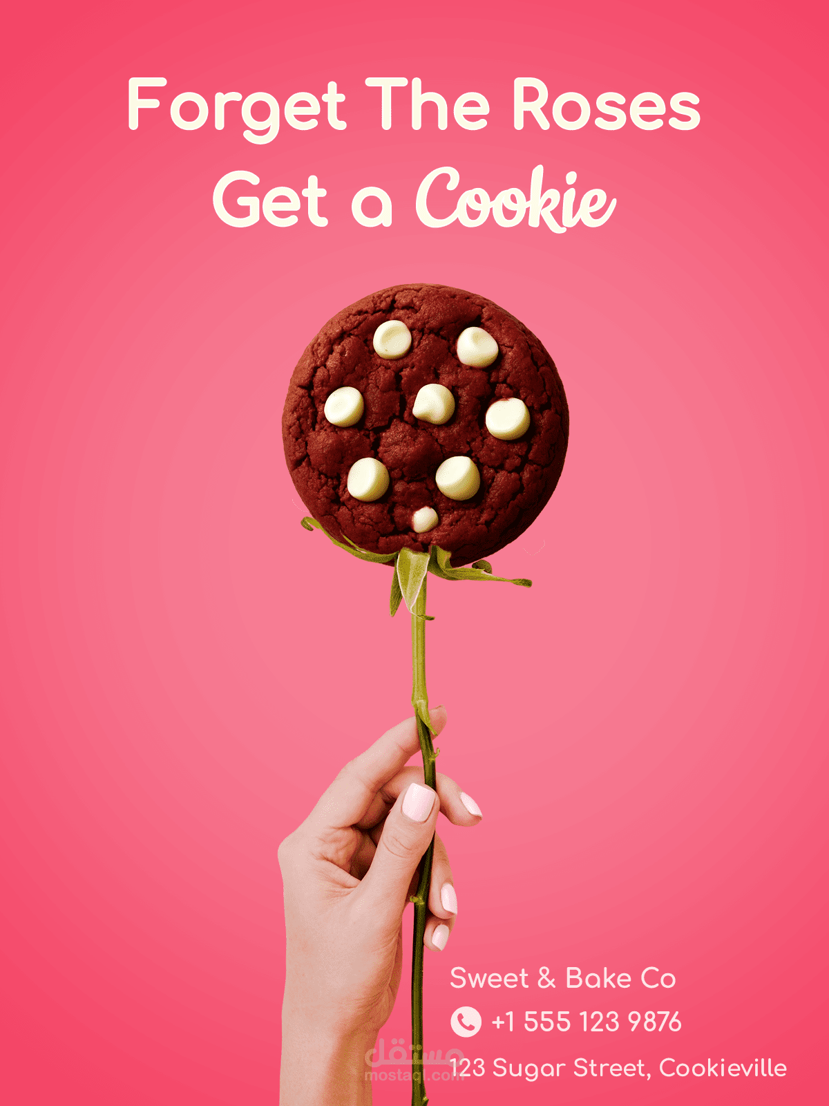 تصميم بوست سوشال ميديا ل مخبز – عرض ترويجي بأسلوب جذاب