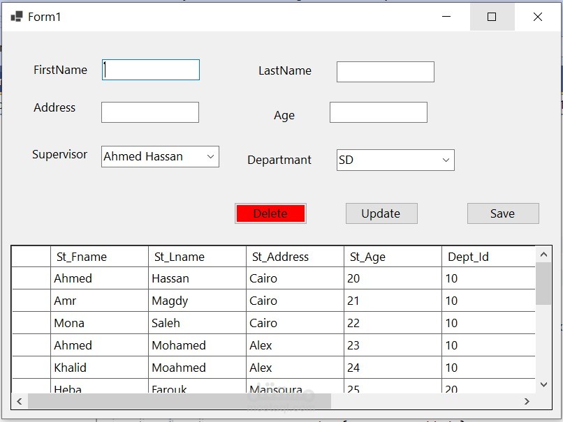 تطبيق Desktop تم تطويره باستخدام C#