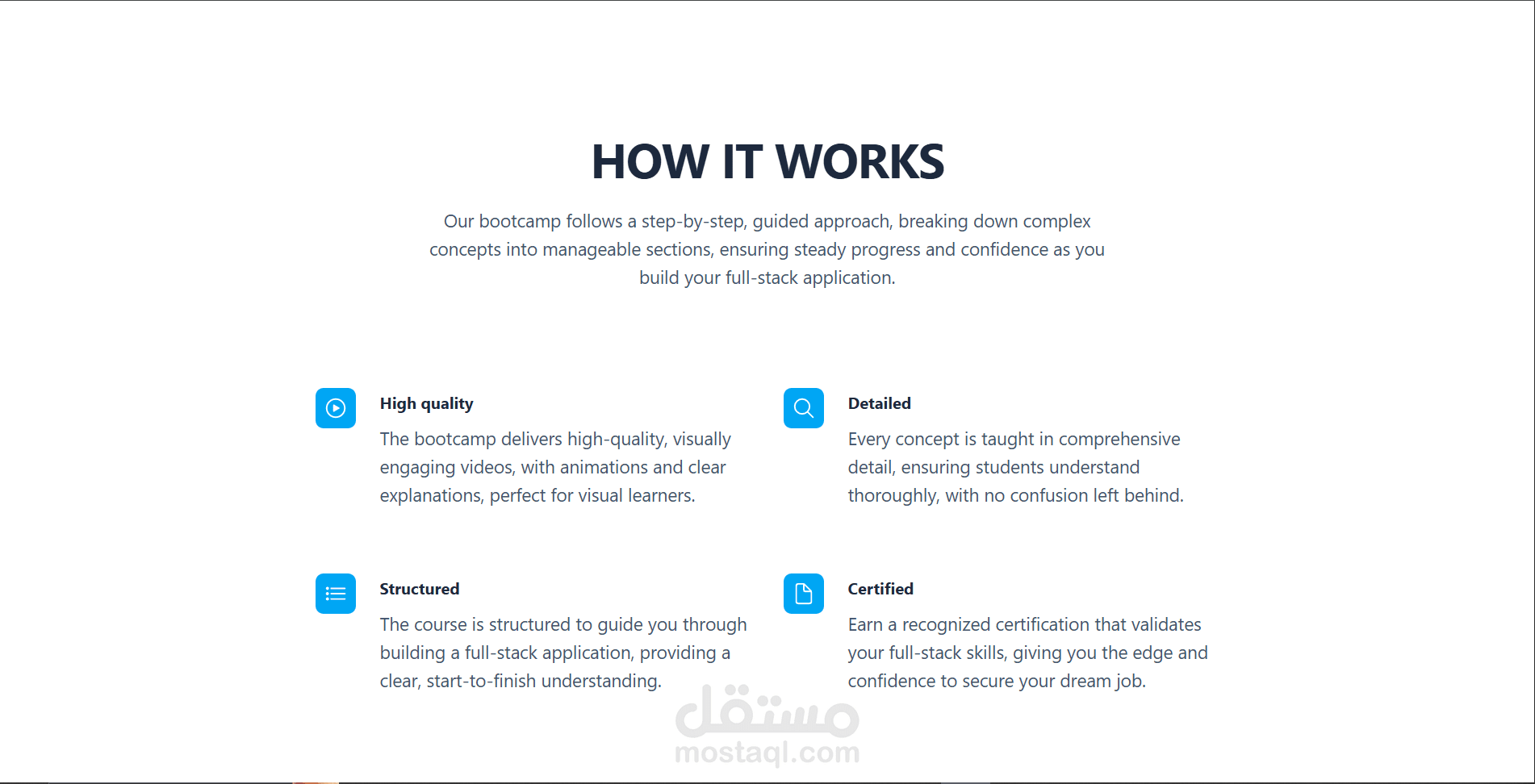 Landing Page for “Future Fullstack” Bootcamp