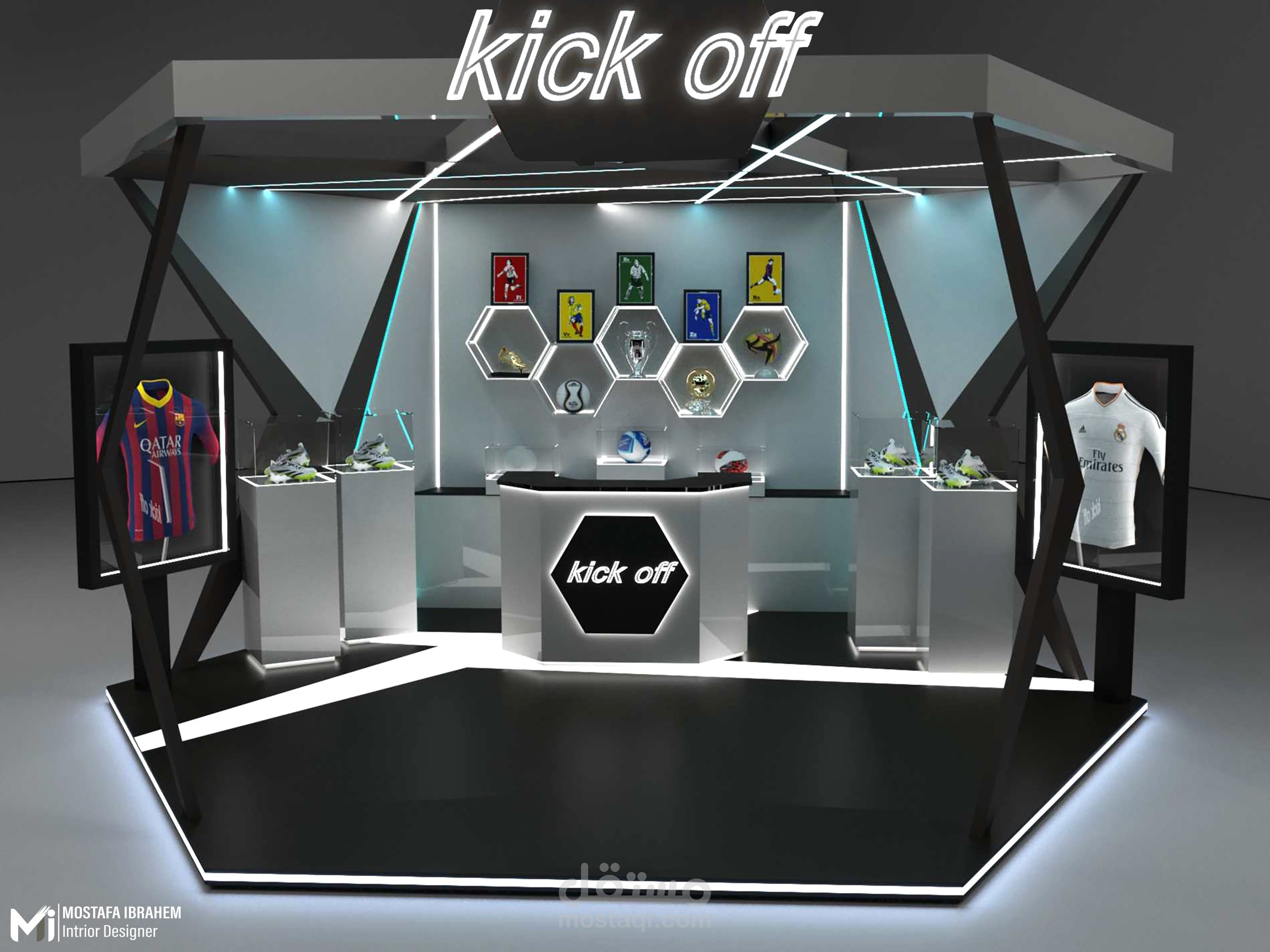 تصميم booth kick off