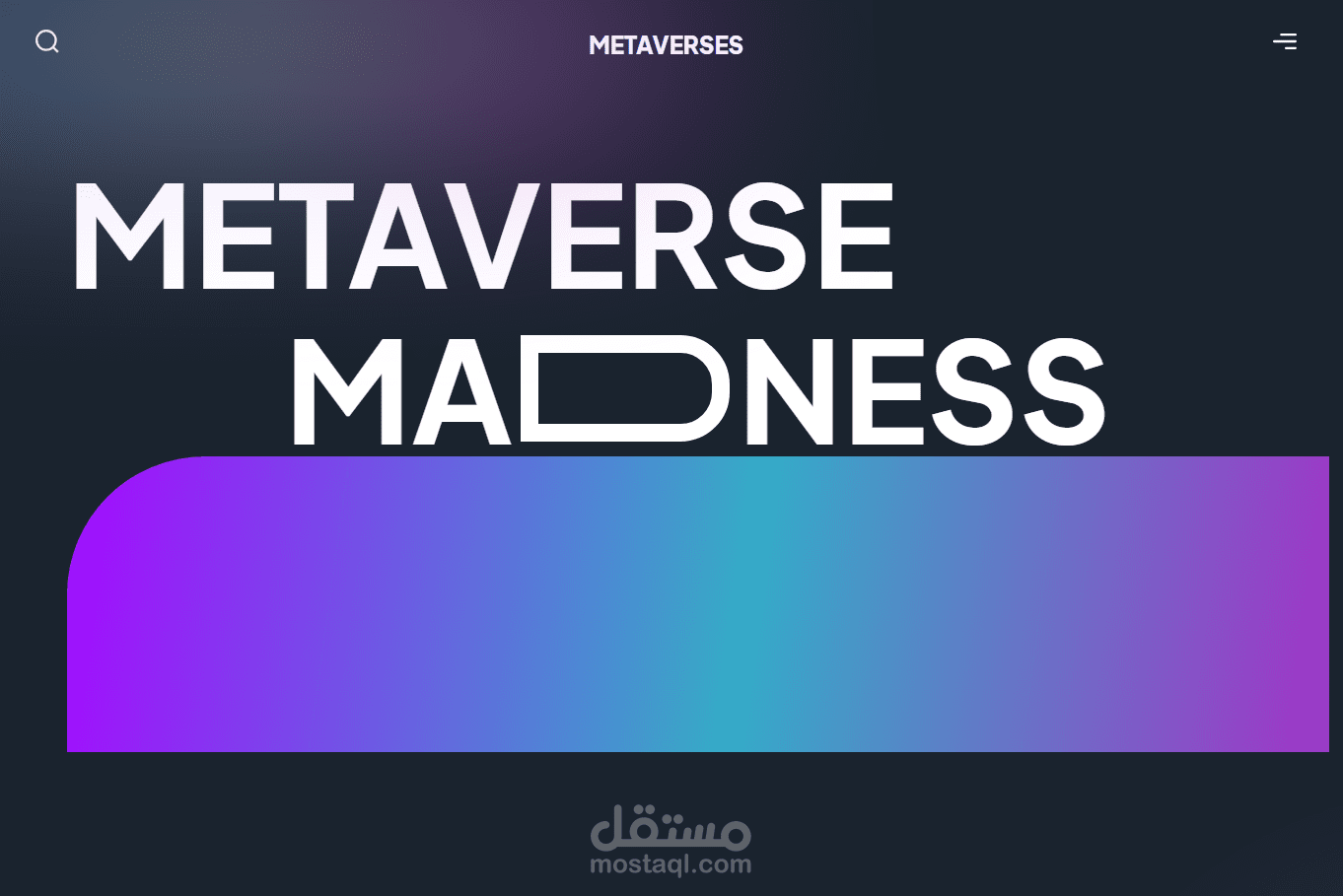 Metaverse Using NextJS 13 | UI/UX Design