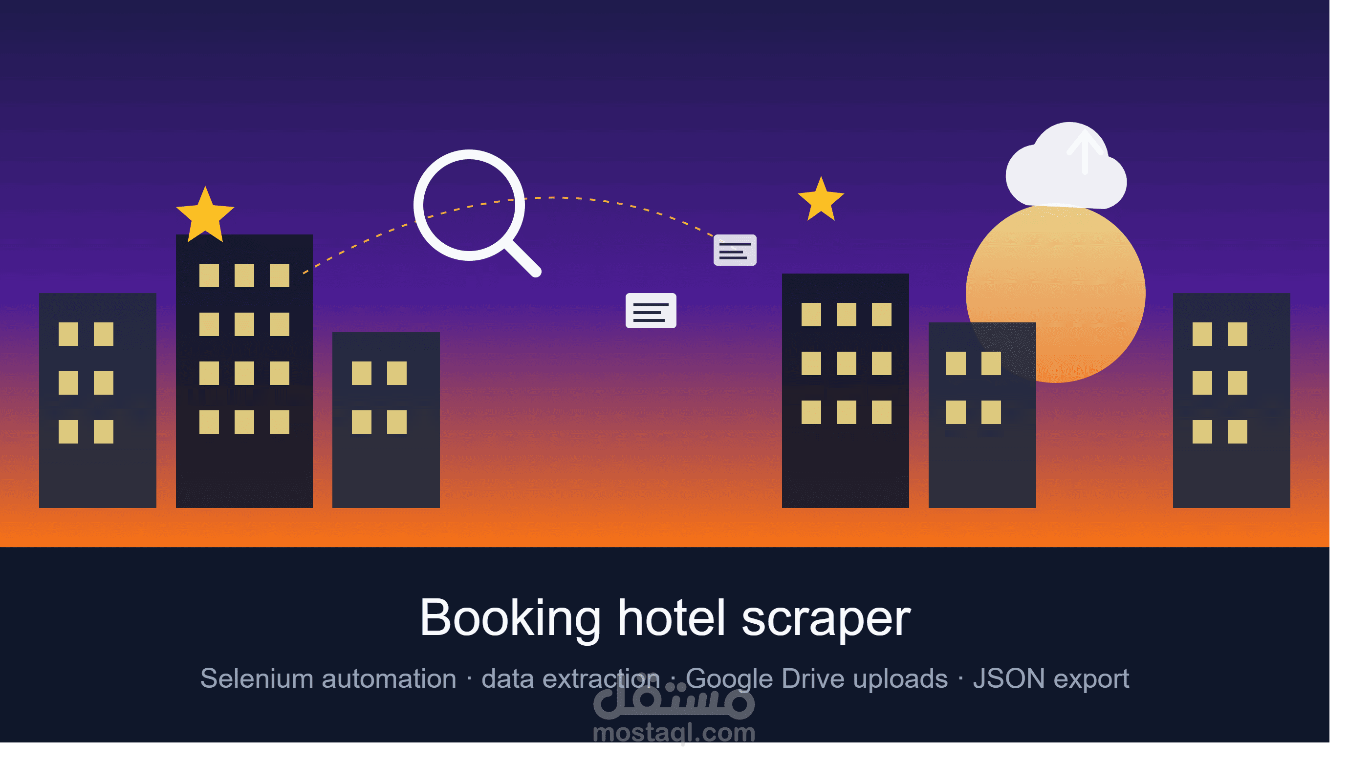 أداة أتمتة لسحب بيانات وصور الفنادق من Booking.com
