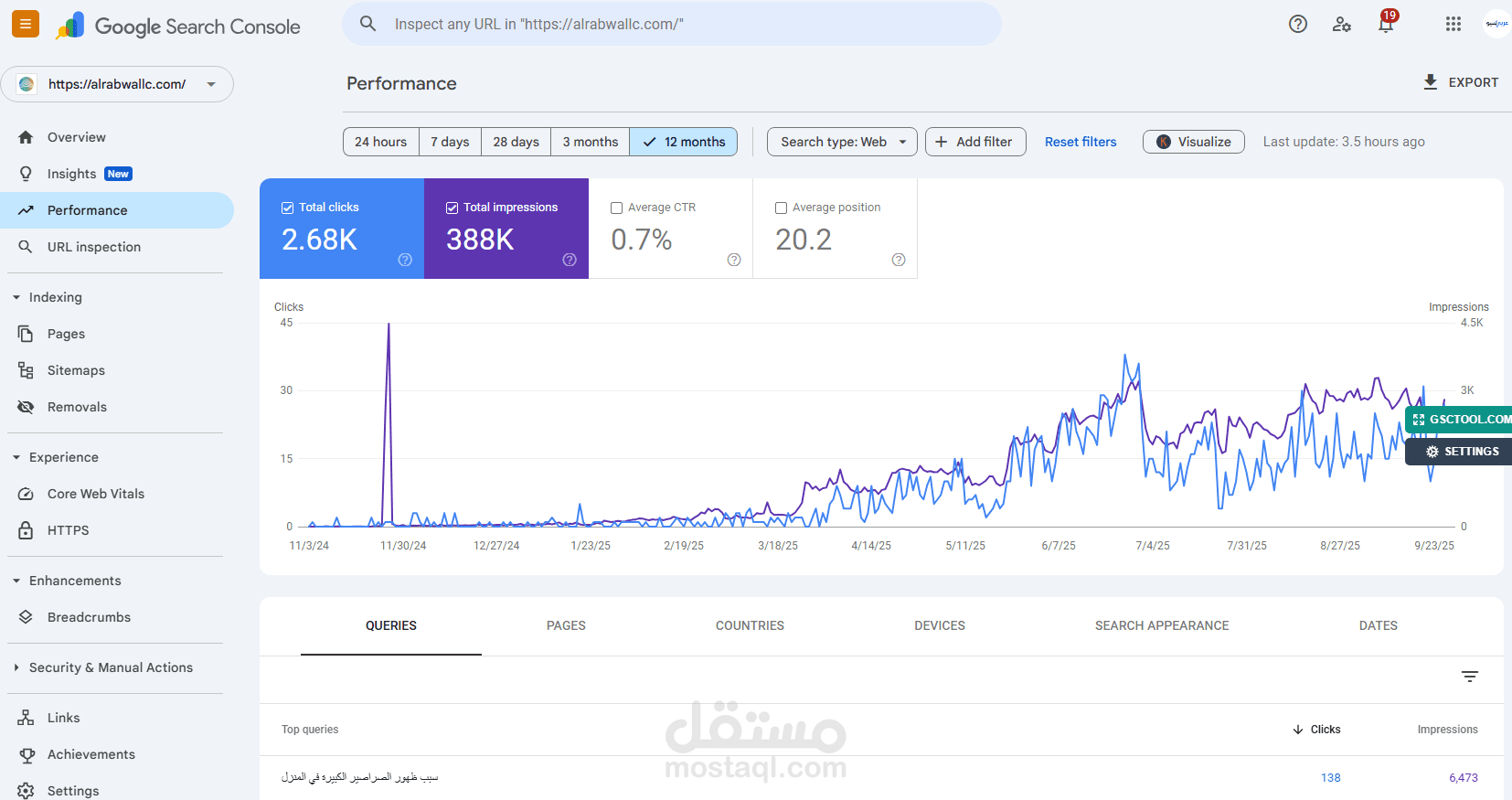 تحسين محركات البحث لموقع خاص بخدمات التنظيف