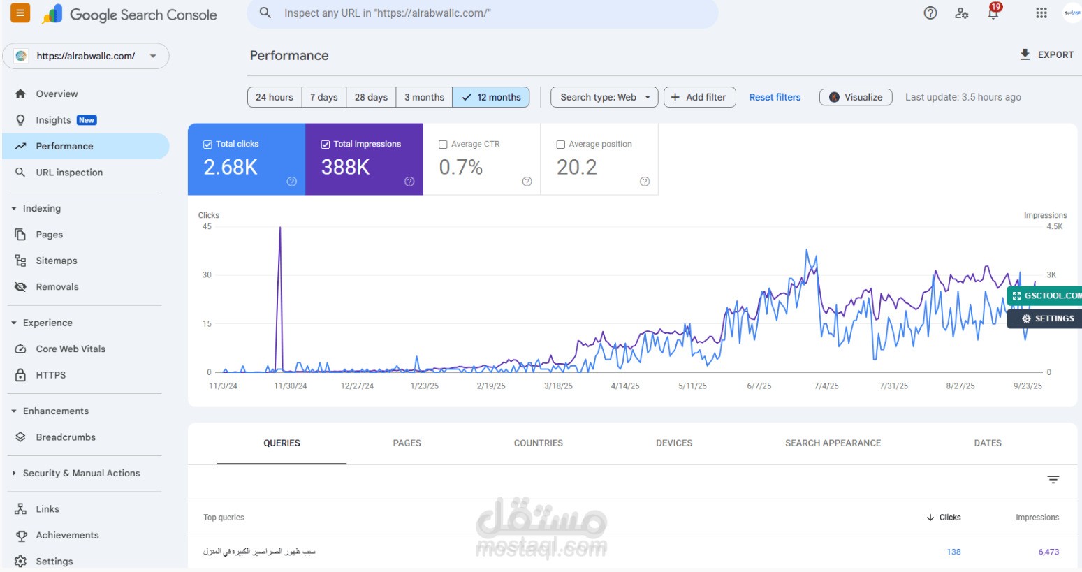 تحسين محركات البحث لموقع خاص بخدمات التنظيف