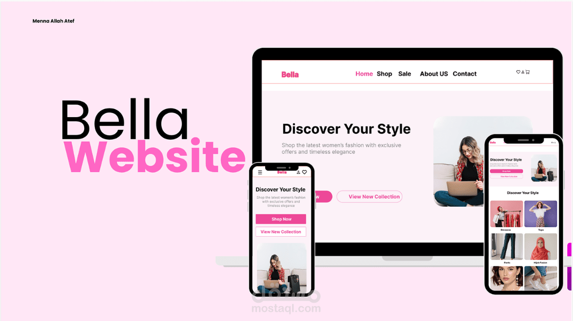 Bella | تطبيق للتسوق الإلكتروني للأزياء النسائية