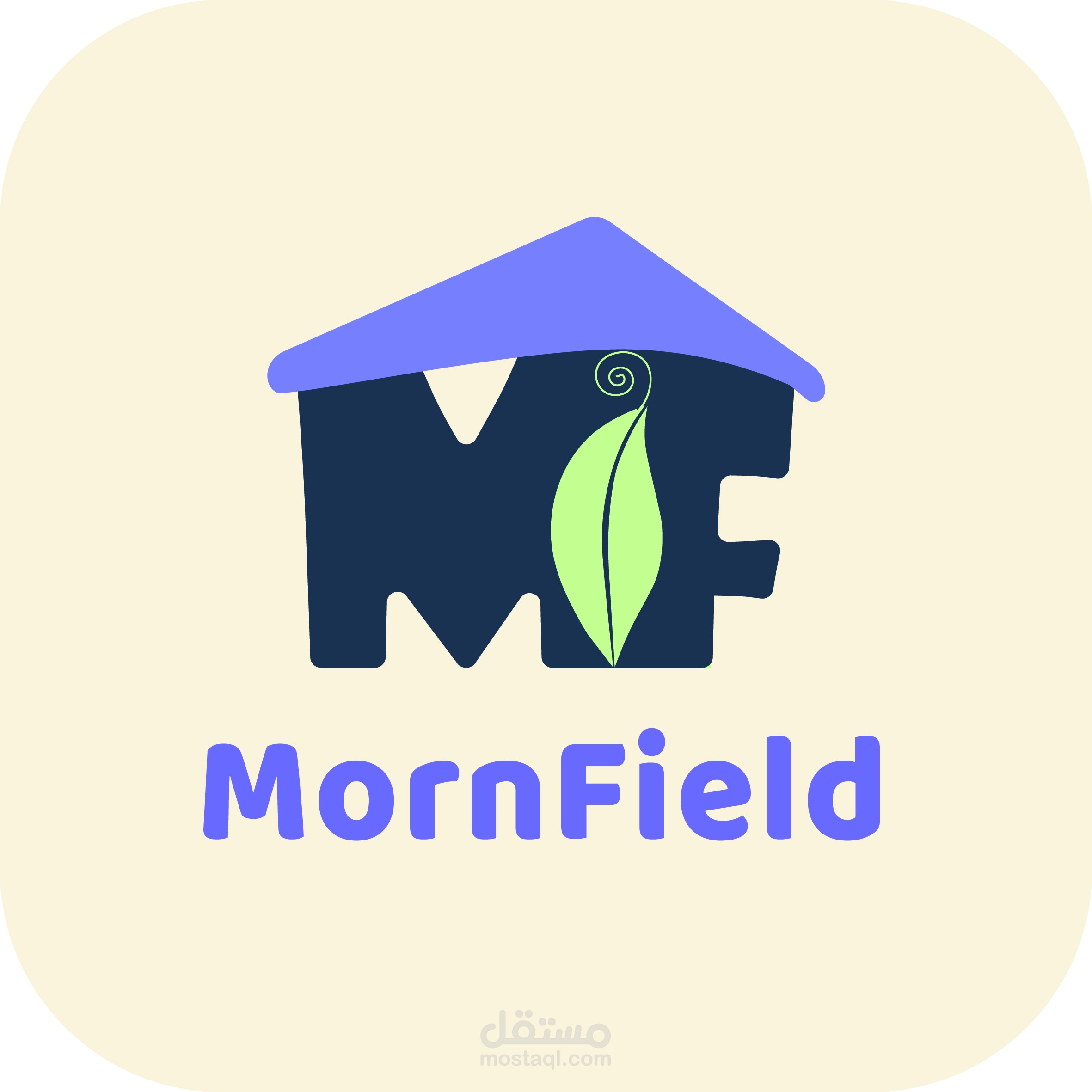 العنوان: MornField | هوية بصرية متكاملة لعلامة تنسيق النباتات المنزلية
