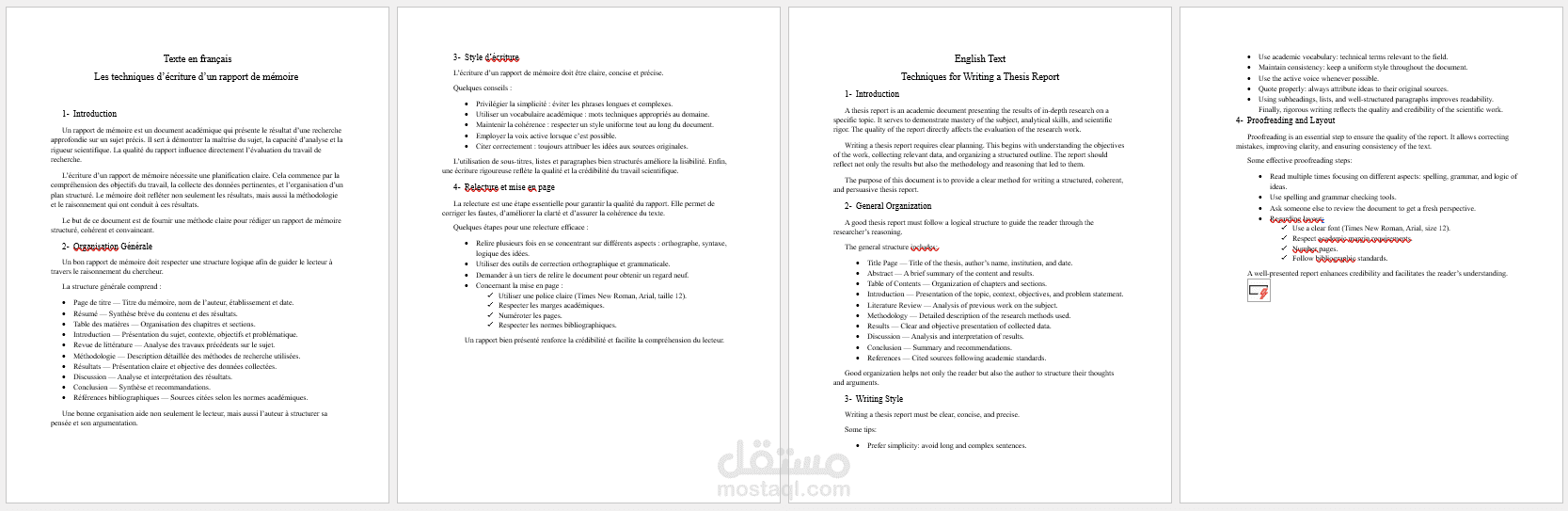 Translation of an Article from French to English