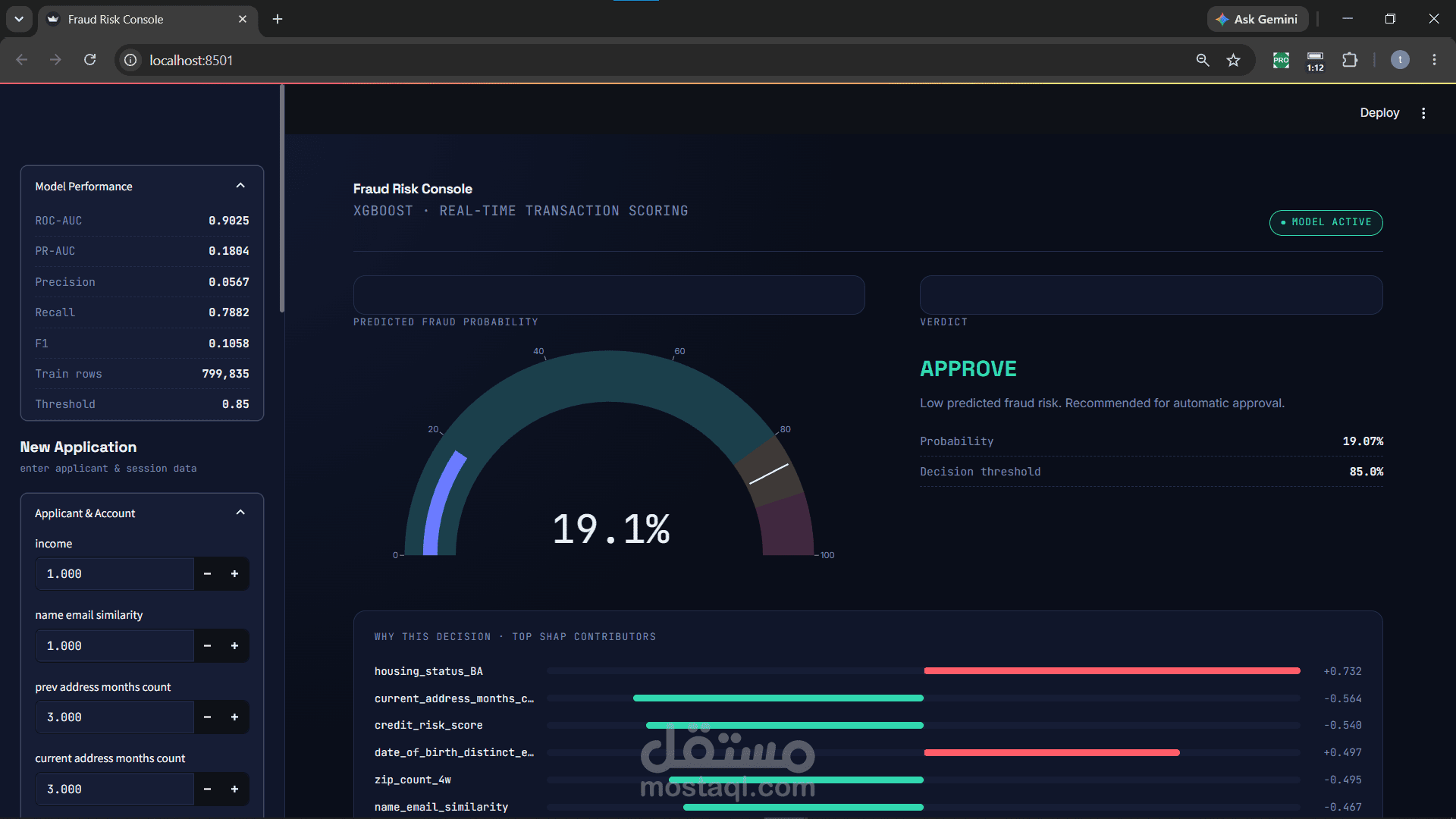 نظام كشف الاحتيال في الحسابات البنكية (Bank Account Fraud Detection System)