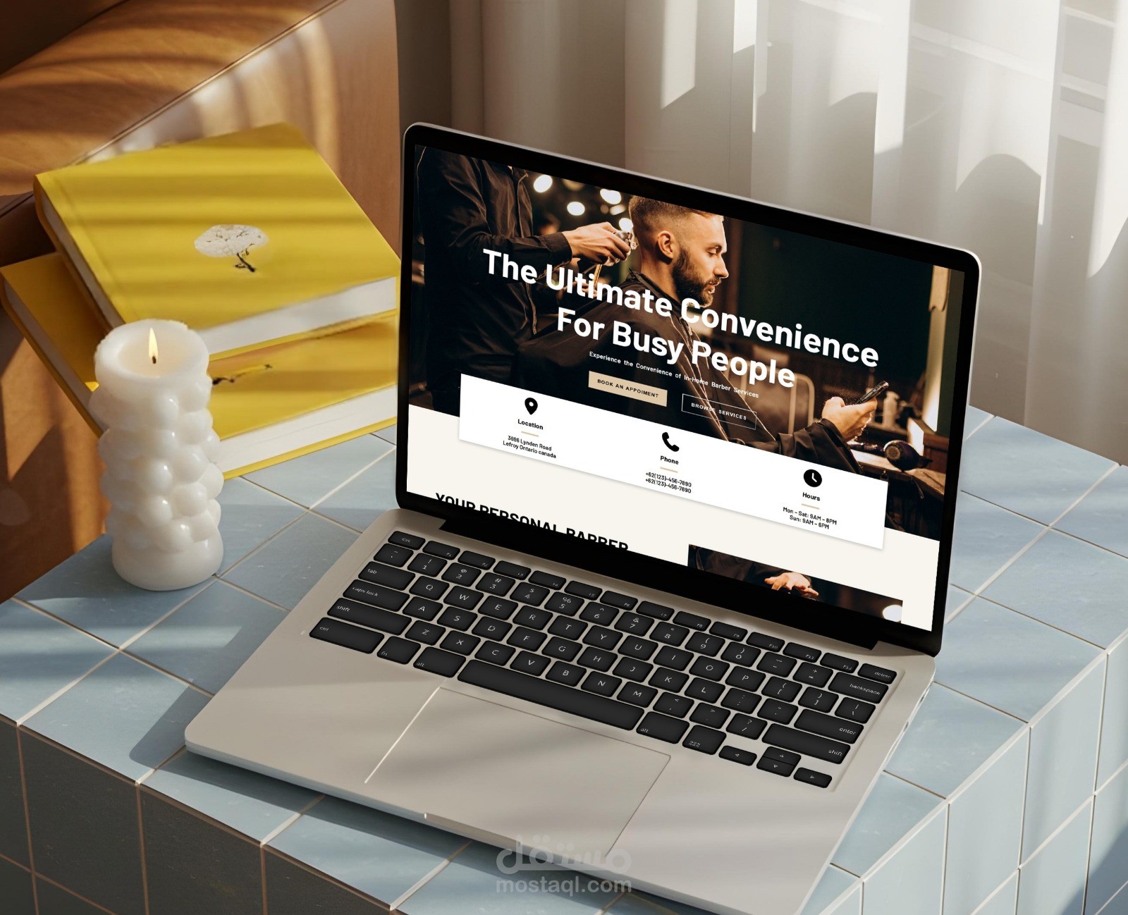 Landing Page احترافية لزيادة العملاء ومتوافقة مع كل الأجهزة