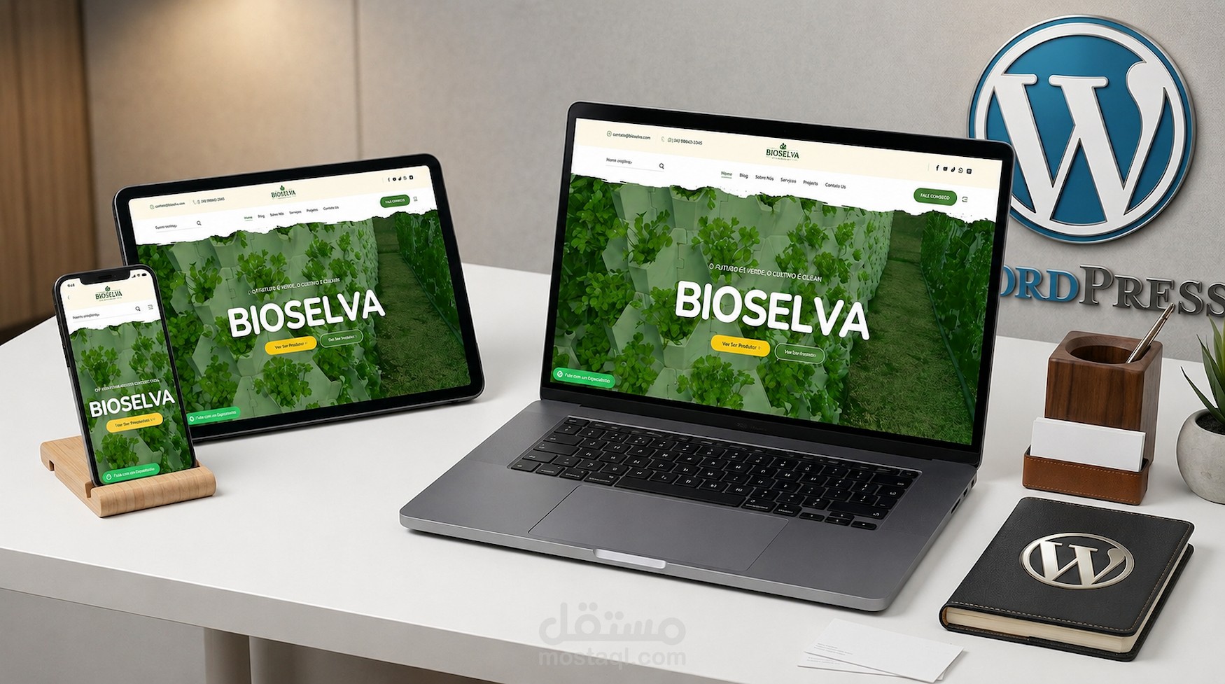 تطوير واجهات وتحسين أداء (SEO & Performance) لمتجر BioSilva للتقنيات الزراعية (WordPress)
