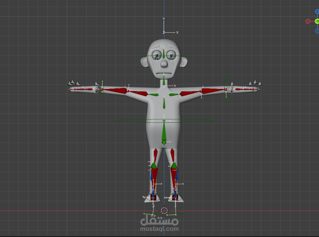 شخصية 3D لانسان