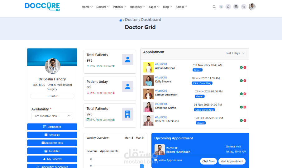 Hospital Web Application