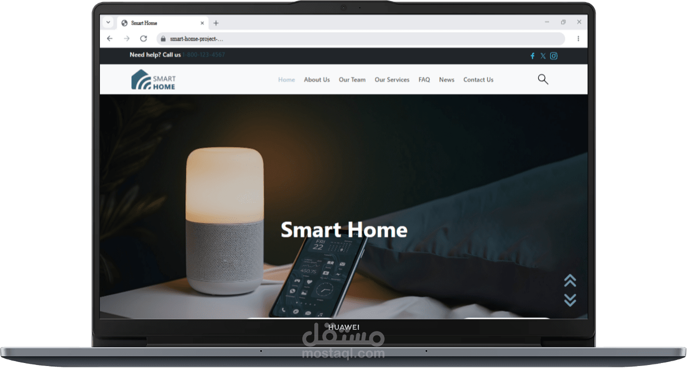 smart home website
